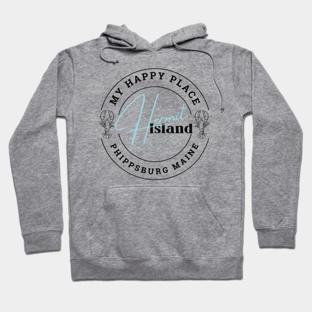 Hermit Island Campground Hoodie by Doodlehive 